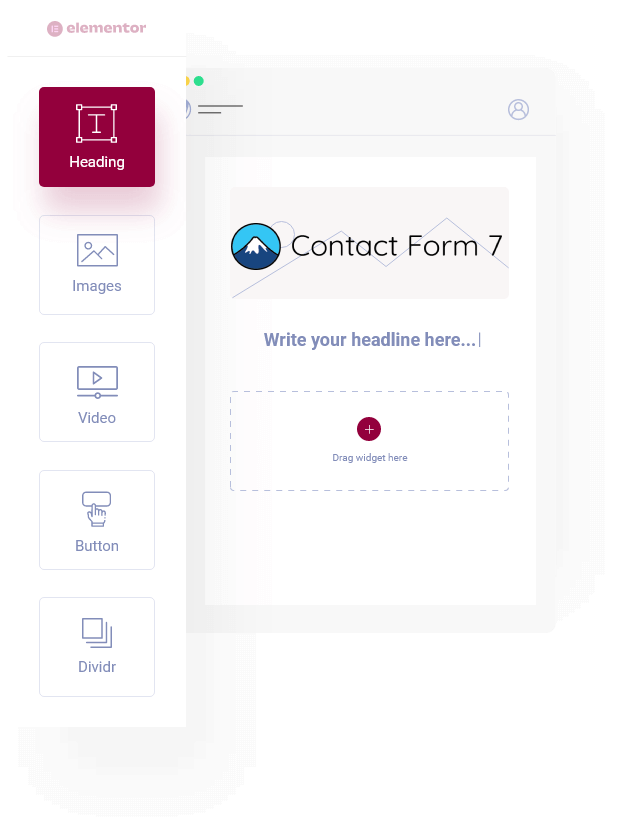 Design Contact form 7 email using Elementor for free