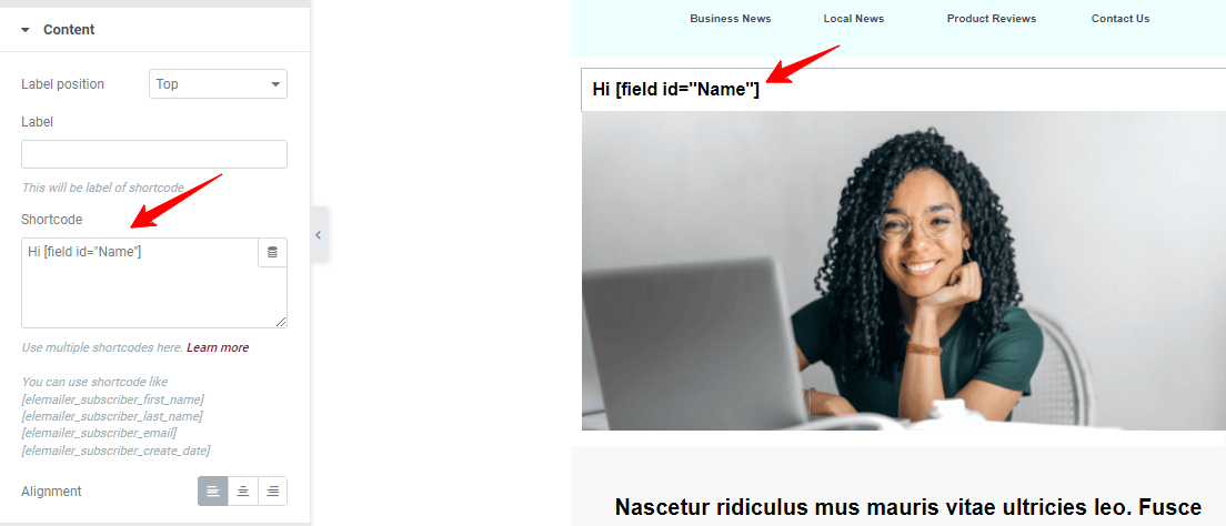 Piotnet Addons For Elementor (PAFE) Form Email Design | Elemailer